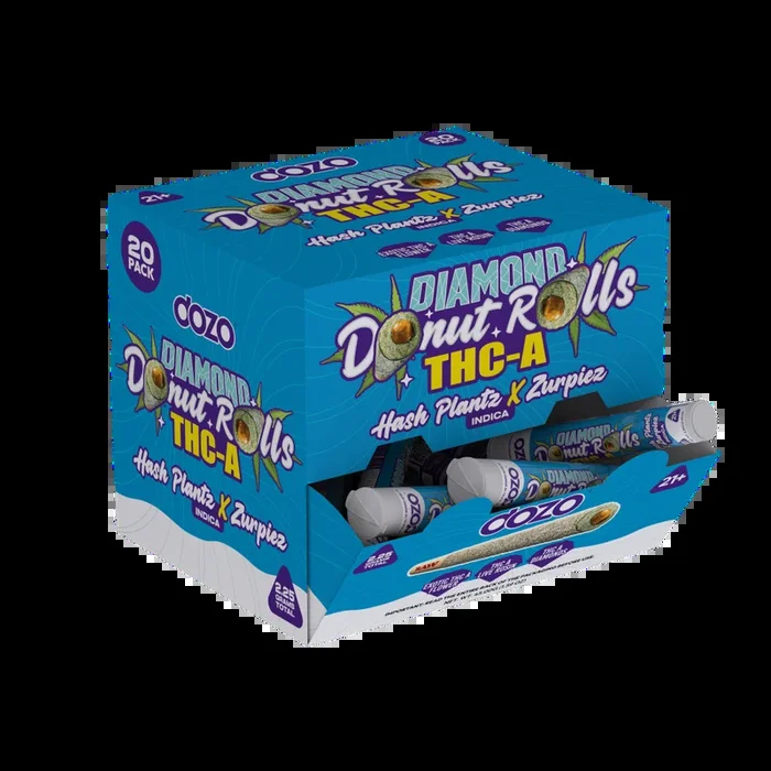 Dozo Diamond Donut THC-A Pre Roll 2.25g (20/pack)