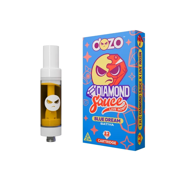 Dozo Diamond Sauce Blue Dream Cartridge – 2200mg