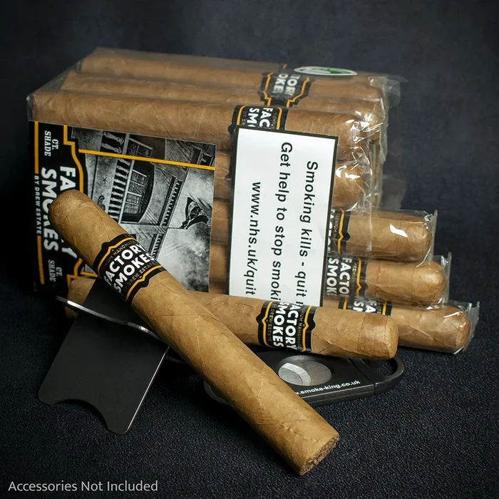 Drew Estate Factory Smokes New World Shade Toro Cigars – Bundle of 25