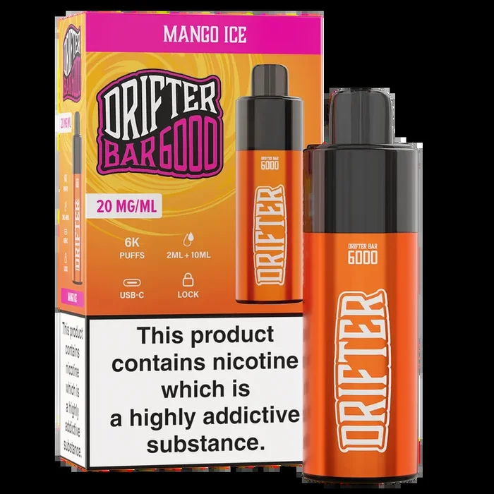 Drifter Bar 6000 Pod Kit (pre-filled) – Mango