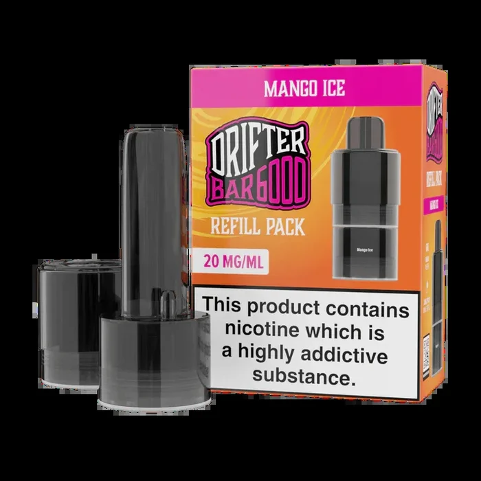 Drifter Bar 6000 Prefilled Vape Pods & Refill Containers – Mango