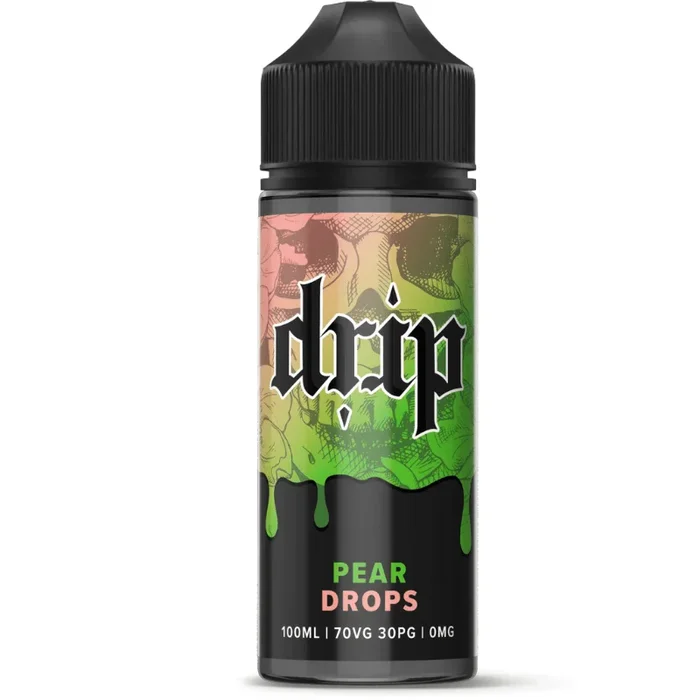 DRIP PEAR DROPS 100ML SHORTFILL E-LIQUID