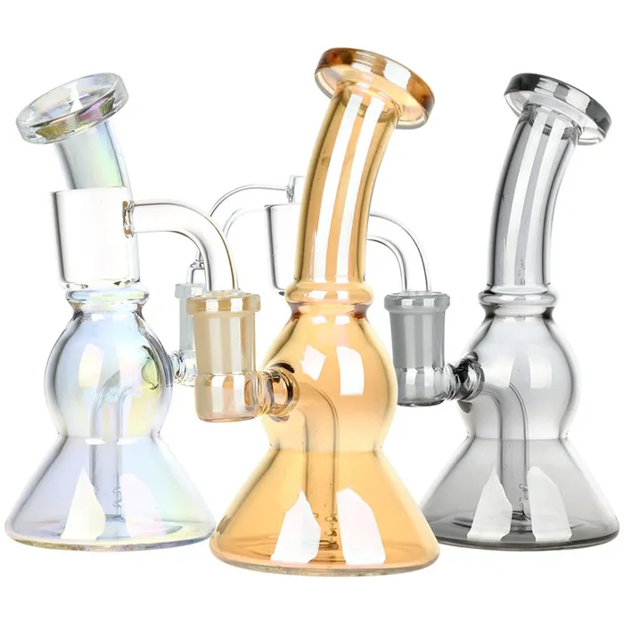 Ease Your Mind Mini Glass Dab Rig – 5.75″ / 14mm F / Colors Vary