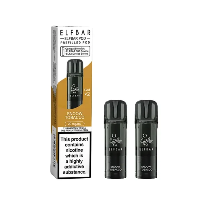 Elf Bar 600 Snoow Tobacco Prefilled Pods