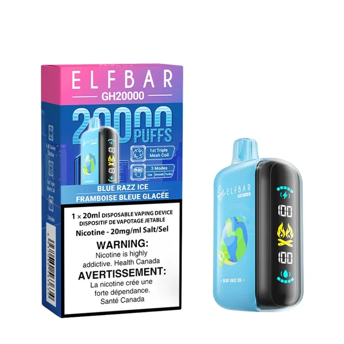 ELF Bar Rechargeable Disposable Vape GH20000 Puff Elfbar 20ml