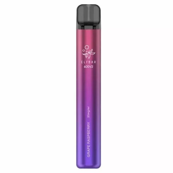 Elf Bar V2 600 Disposable – Grape Raspberry