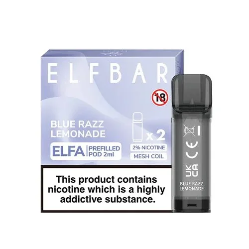 ELFA prefilled pod – Blue Razz Lemonade