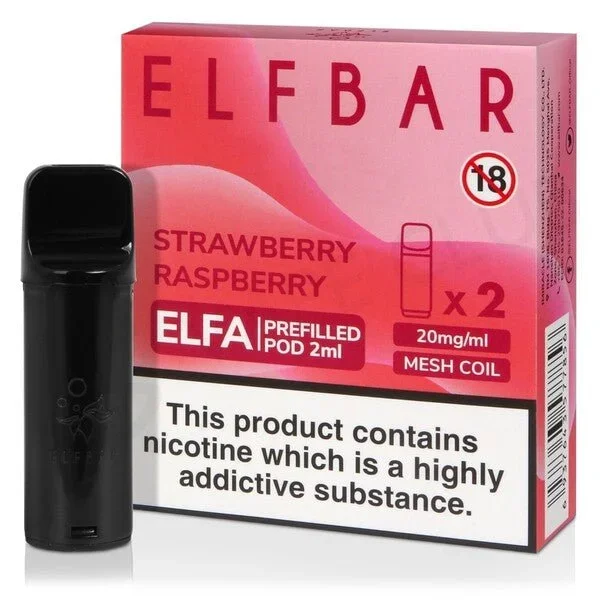 ELFA prefilled pods – Strawberry Raspberry