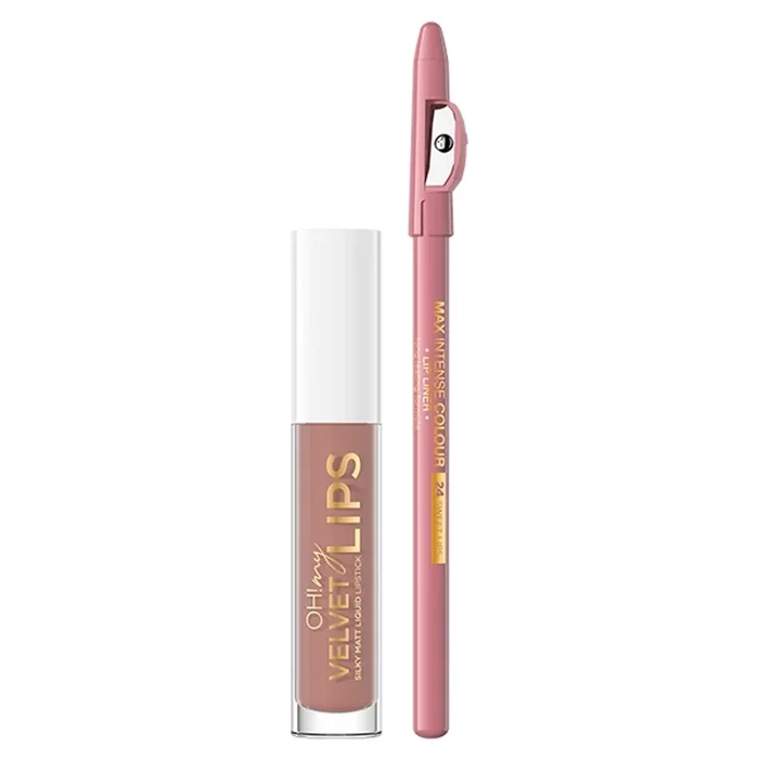 EVELINE OH MY LIPS LIQUID MATT LIPSTICK&LIP LINER NO. 11 COO