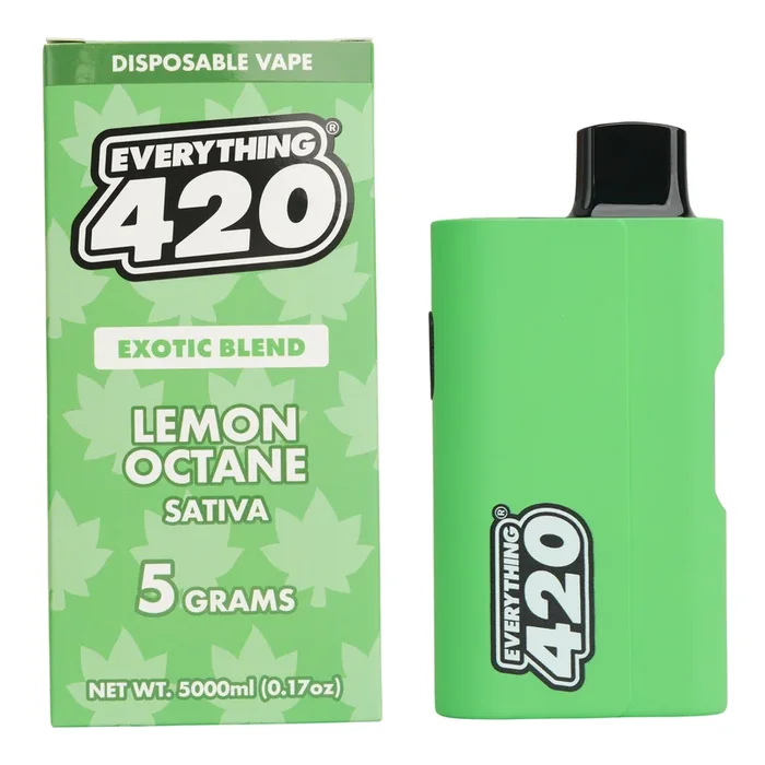 Everything 420 Lemon Octane Exotic Blend Vaporizer – 5000mg