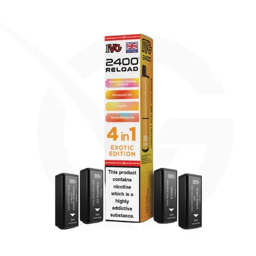 Exotic Edition 4-in-1 Prefilled Pods By IVG 2400 Reload