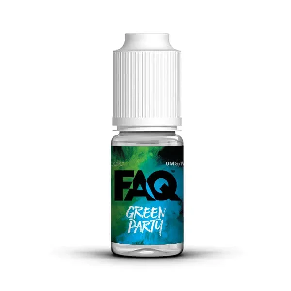 FAQ Green Party – 10ml Max VG E-Liquid