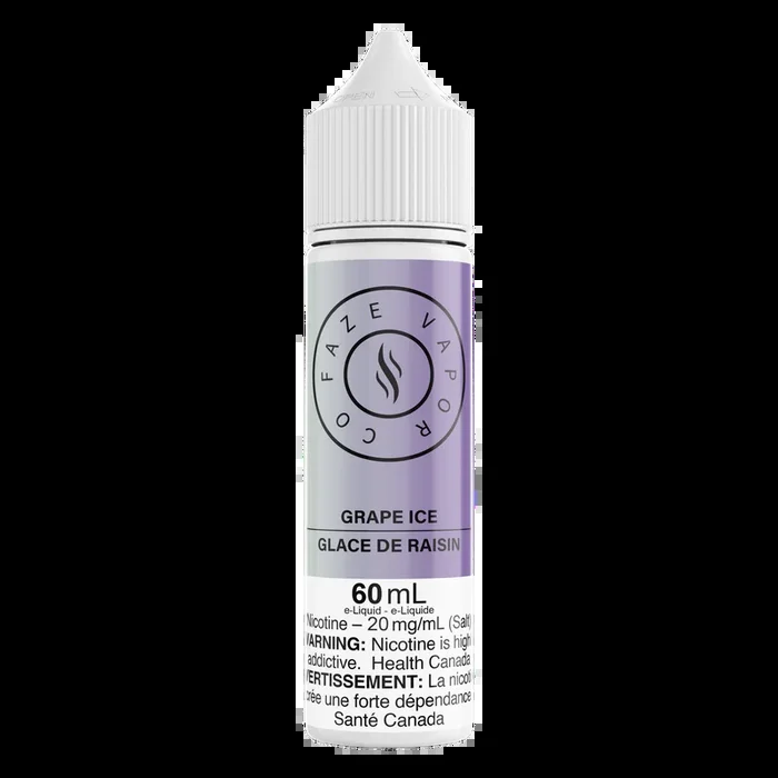 Faze Vapor Co 60mL Salts – Grape Ice
