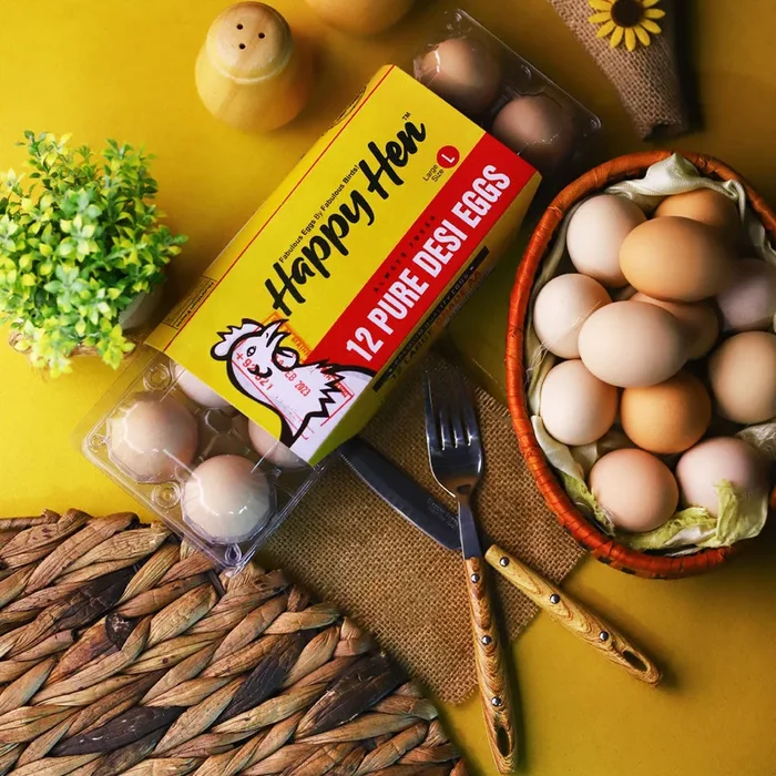 FF HAPPY HEN DESI EGGS 12 PCS