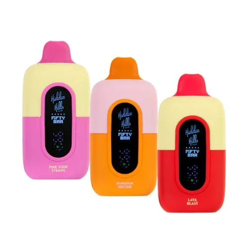 Fifty Bar x Hidden Hills 20K Disposable Vape Device – 10PK