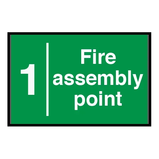 Fire Assembly Point and Space for Number / Letter