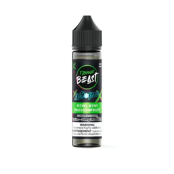 Flavour Beast E-Liquid 60mL Salts – Kewl Kiwi Passionfruit