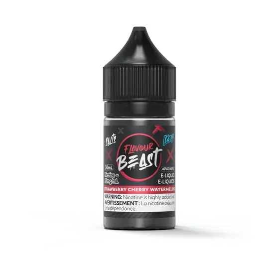Flavour Beast E-Liquid – Strawberry Cherry Watermelon Iced