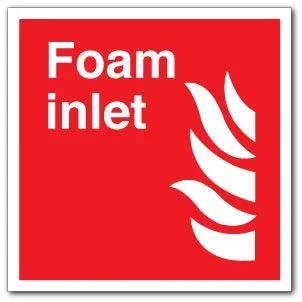 Foam inlet