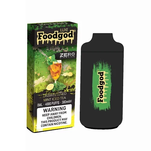 Foodgod ZERO 0% Luxe Disposable Vape Device – 6PK