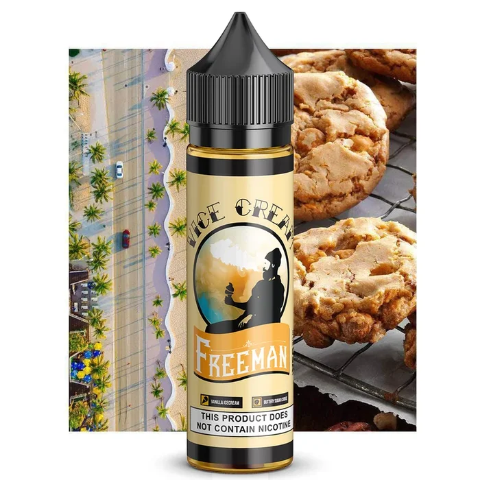 Freeman Vapes Vice Cream – Max VG E-Liquid 50ml Short fill