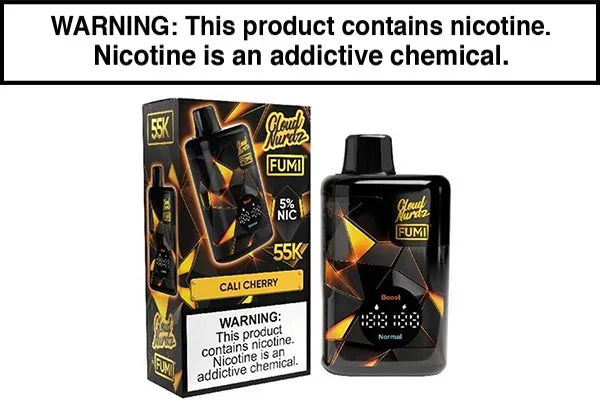 FUMI X CLOUD NURDZ 55K DISPOSABLE VAPE – 55,000 PUFFS
