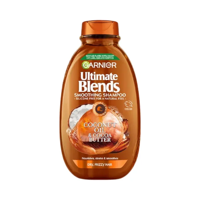 GARNIER ULTIMATE BLENDS SHAMPOO COCONUT OIL & COCOA BUTTER 4
