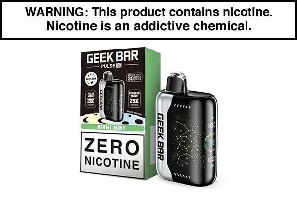 GEEK BAR PULSE X ZERO DISPOSABLE VAPE – 25,000 PUFFS