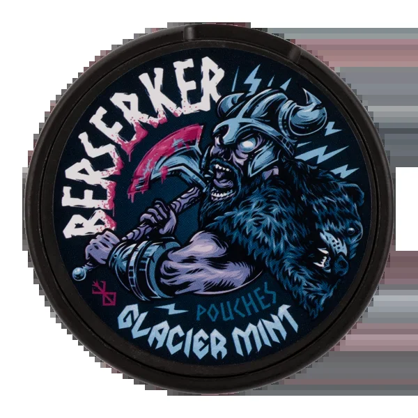 Glacier Mint BERSERKER Caffeine Pouch