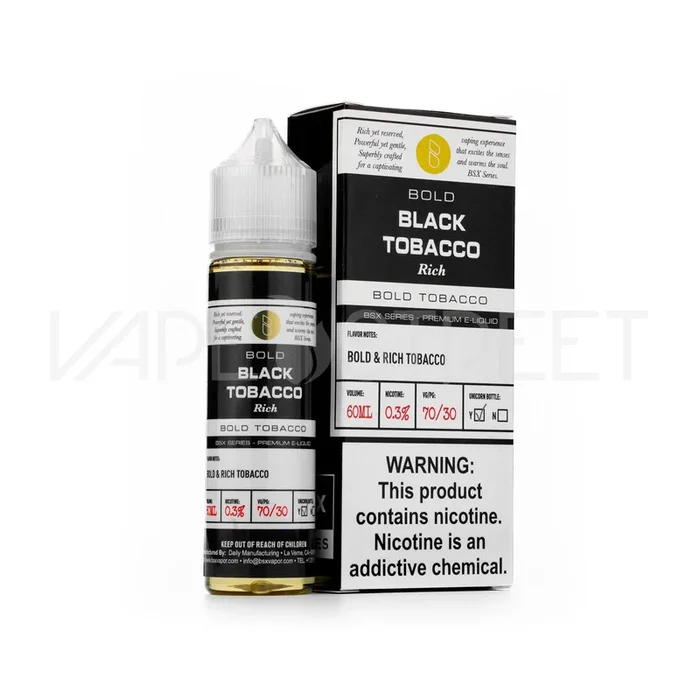 Glas BSX Series Black Tobacco (60ml)