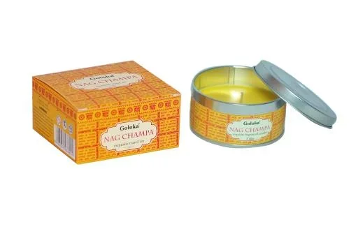 Goloka – Nag Champa Travel Tin Candle