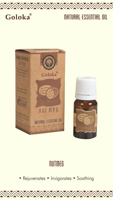 Goloka – Nutmeg Natural & Undiluted Essential Oil 10ml