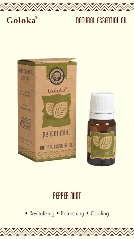 Goloka – Peppermint Natural & Undiluted Essential Oil 10ml