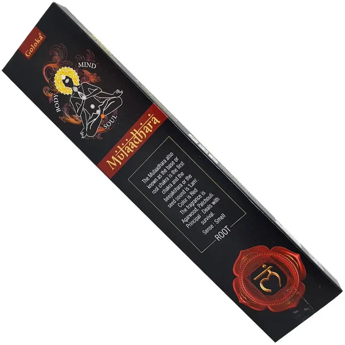 Goloka Chakra – Muladhara (Root) Incense Sticks 15g