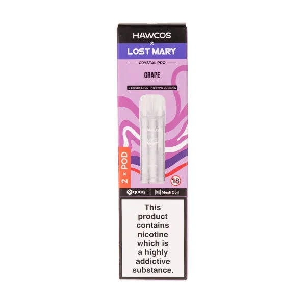 Grape Crystal Pro Prefilled Pods by Hawcos x Lost Mary