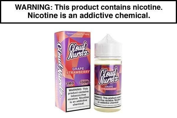 GRAPE STRAWBERRY BY CLOUD NURDZ TFN 100ML