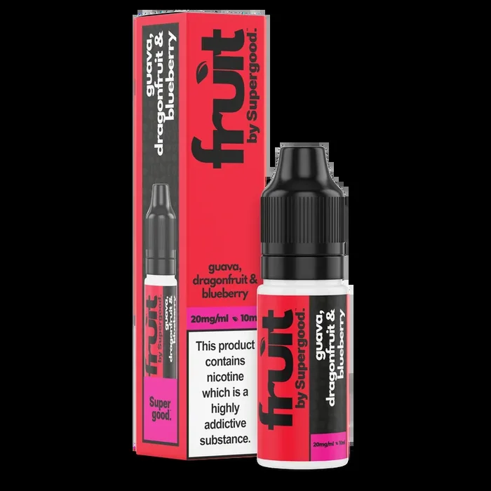 Guava, Dragonfruit & Blueberry Nic Salt – Fruit by Supergood. – 10ml