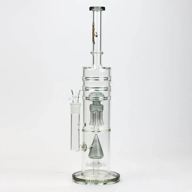 H2O 17″ Dual Diffuser Glass Bong