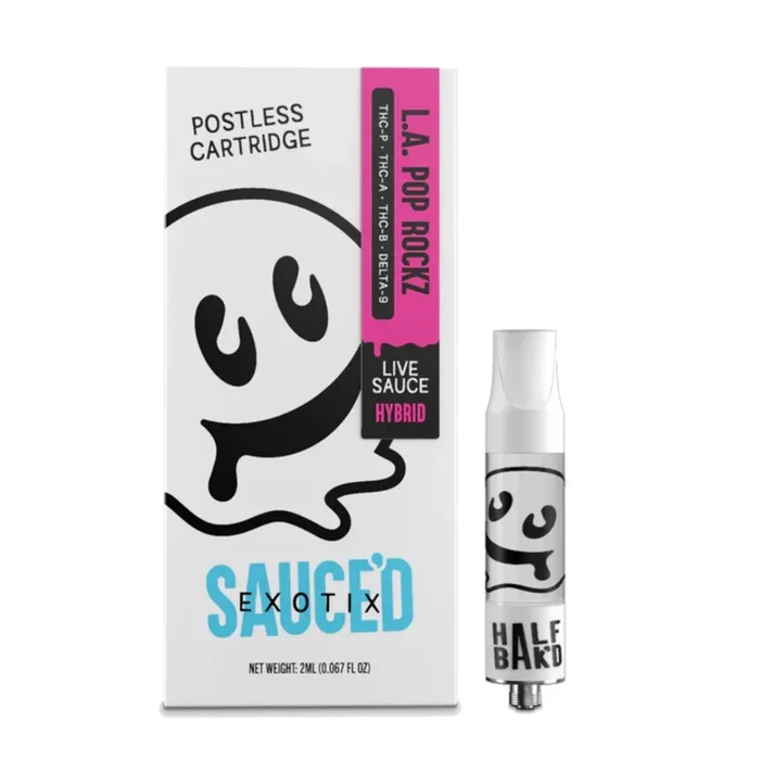 Half Bakd Sauced Exotix LA Pop Rockz Cartridge – 2000mg