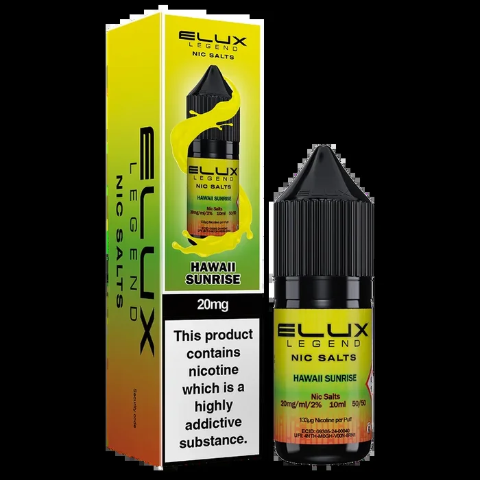 Hawaii Sunrise Nic Salt by Elux 10ml