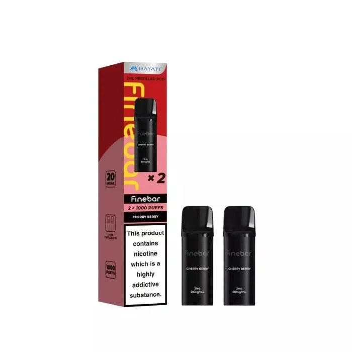 Hayati Finebar 1000 Cherry Berry Prefilled Pods