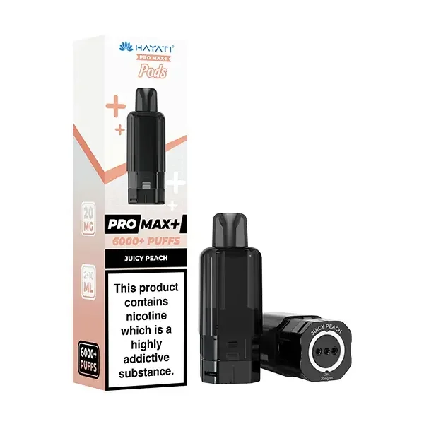 Hayati Pro Max 6000+ Refill Pods Juicy Peach
