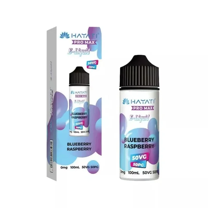 Hayati Pro Max Blueberry Raspberry 50/50 100ml Shortfill