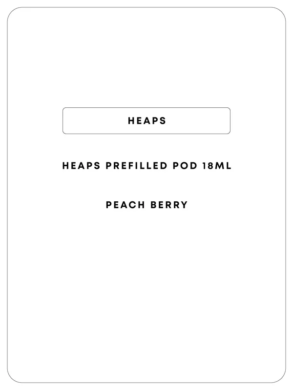 Heaps Prefill 18mL 1pc