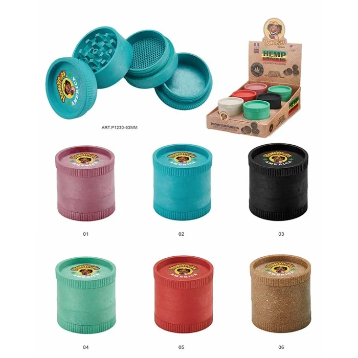 Honey Puff – 63mm 4-Pc Plastic Grinder