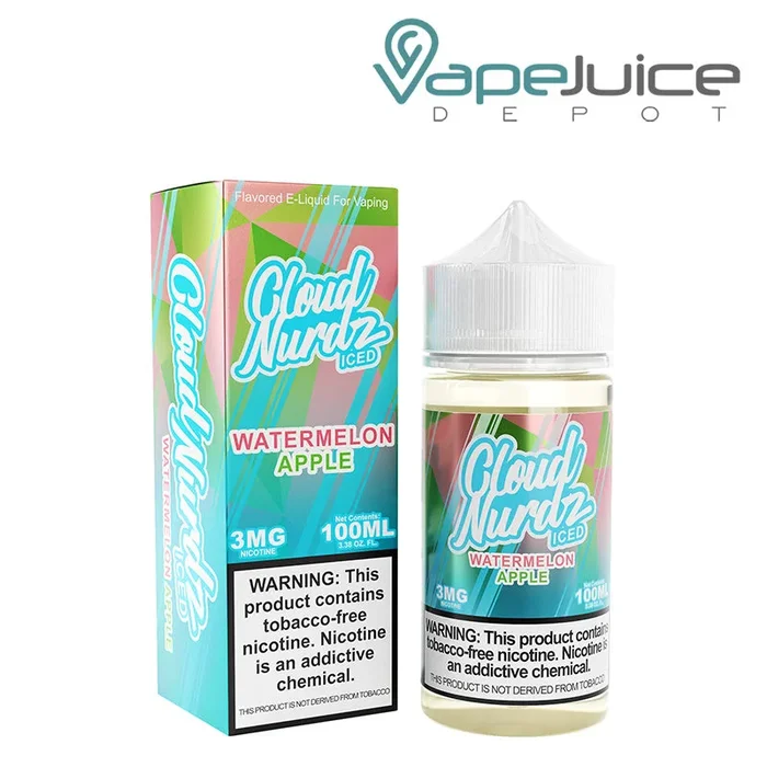 ICED Apple Watermelon TFN Cloud Nurdz 100ml