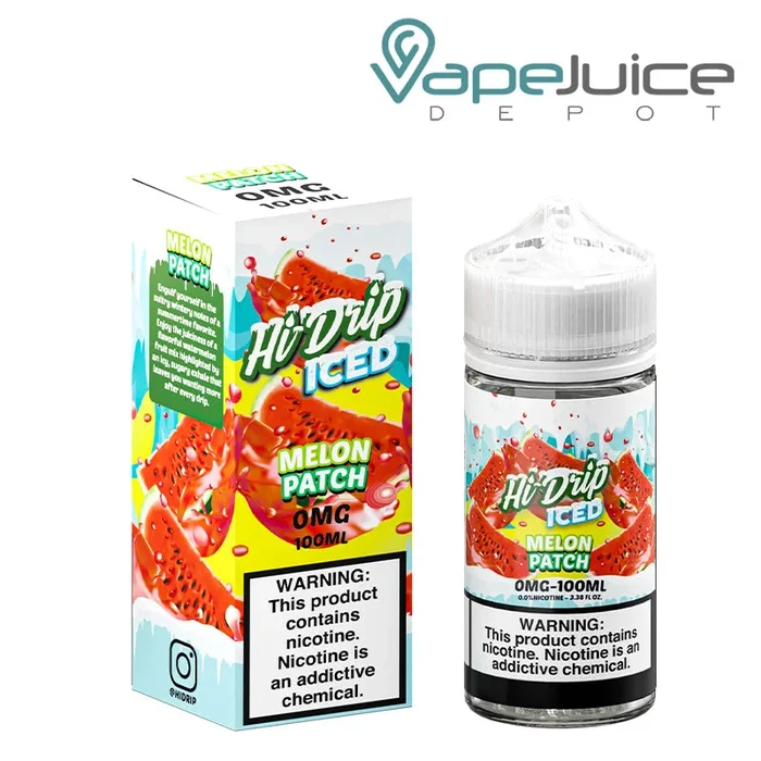ICED Melon Patch Hi-Drip eLiquid 100ml