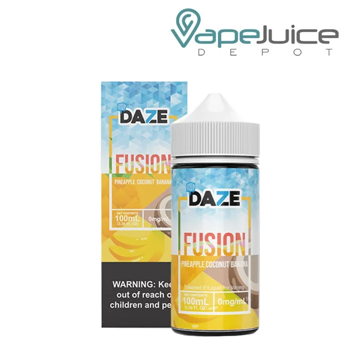 ICED Pineapple Coconut Banana 7 Daze Fusion 100ml