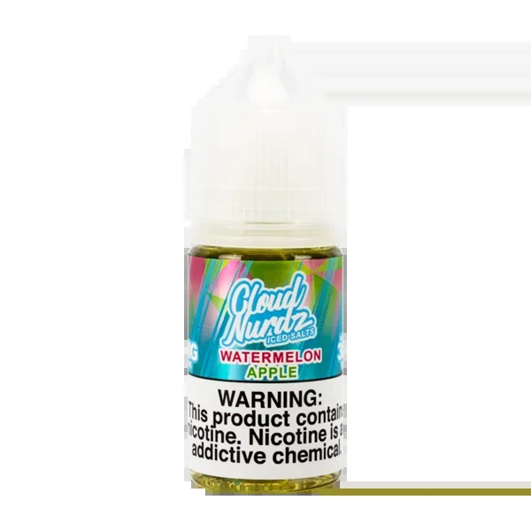 Iced Watermelon Apple Cloud Nurdz Salts