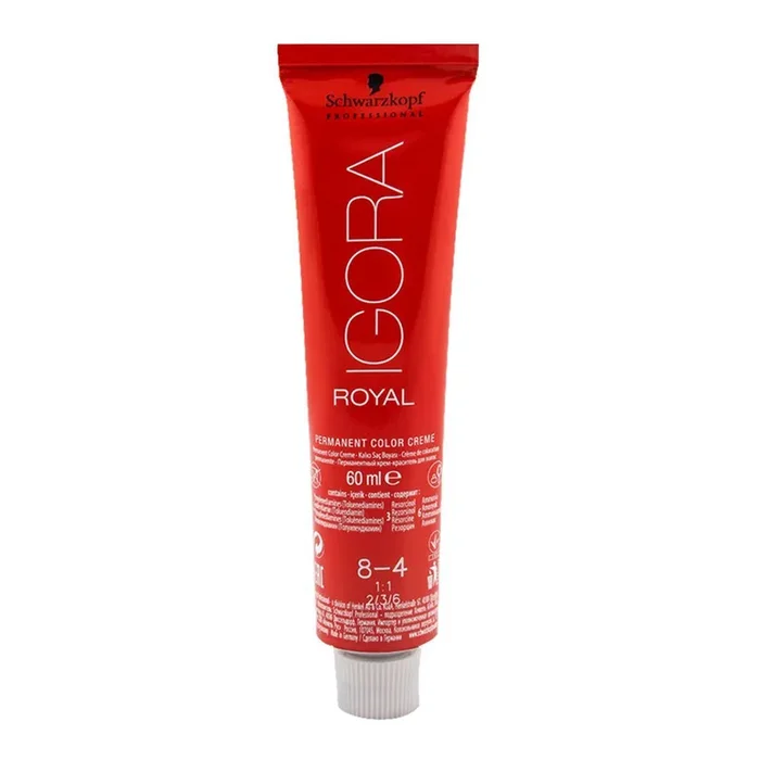 IGORA HAIR COLOR 8-4 LIGHT BLONDE BEIGE ROYAL 60 ML